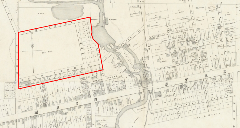 1854 village map