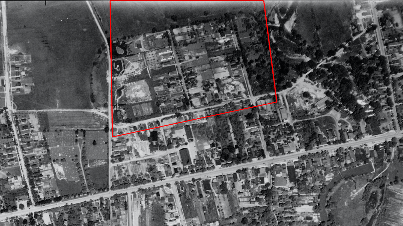 1927 aerial photo
