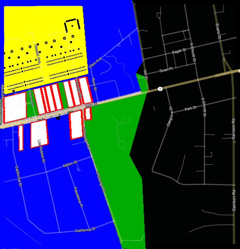 1814 land ownership map
