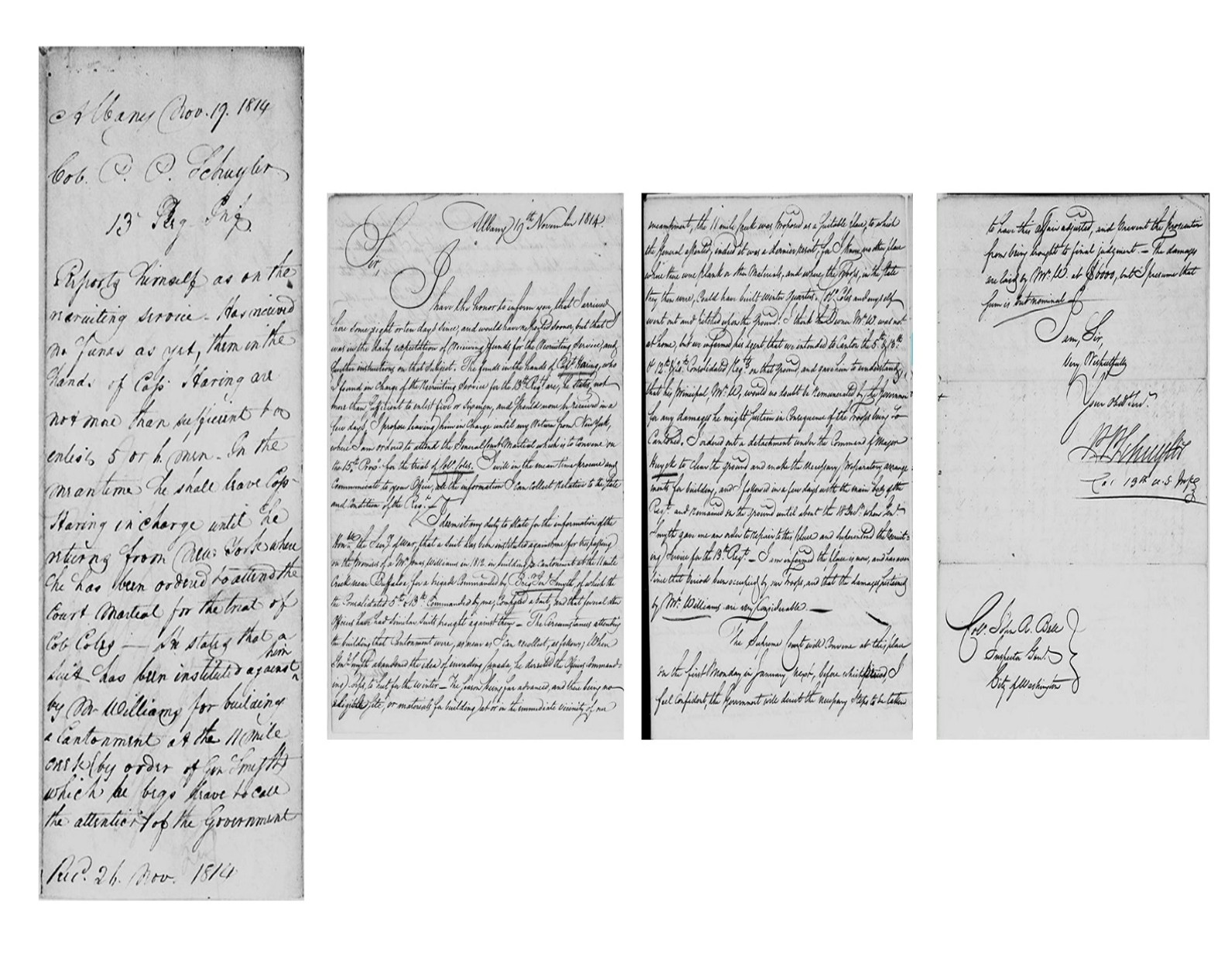 Schuyler Letter